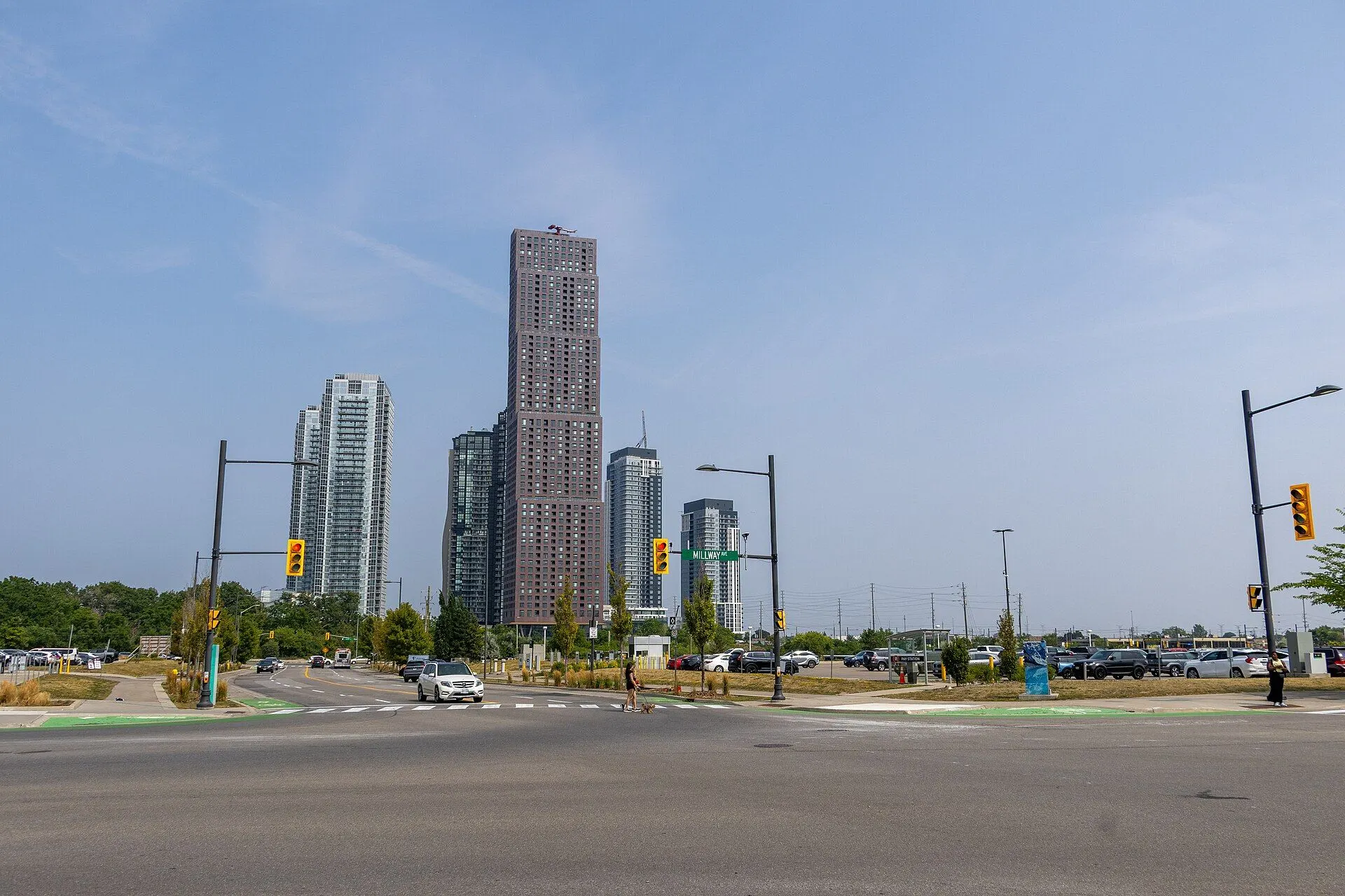 The new residential towers of the Vaughan Metropolitan Centre